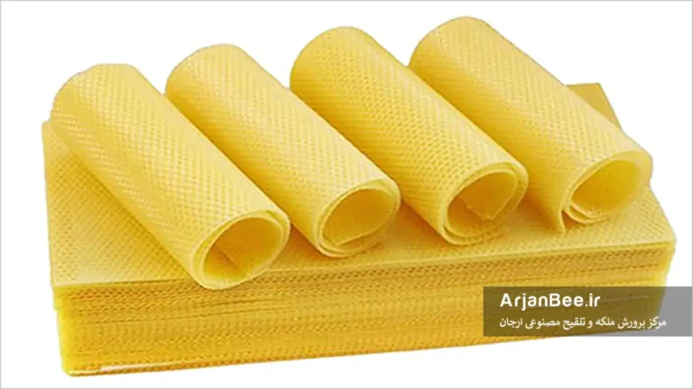 موم عاج شده زنبور عسل