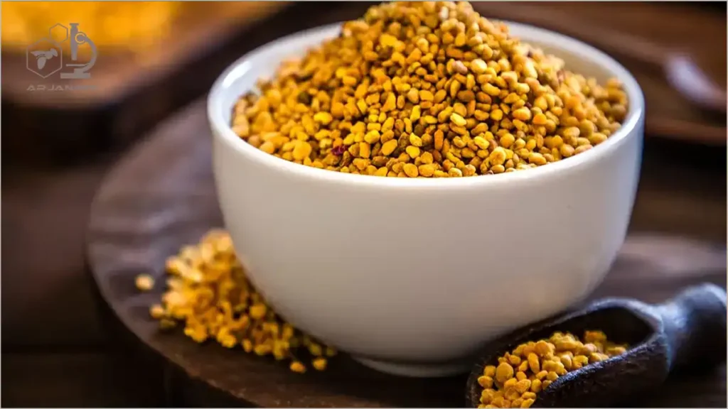 گرده گل جمع آوری شده توسط زنبور عسل