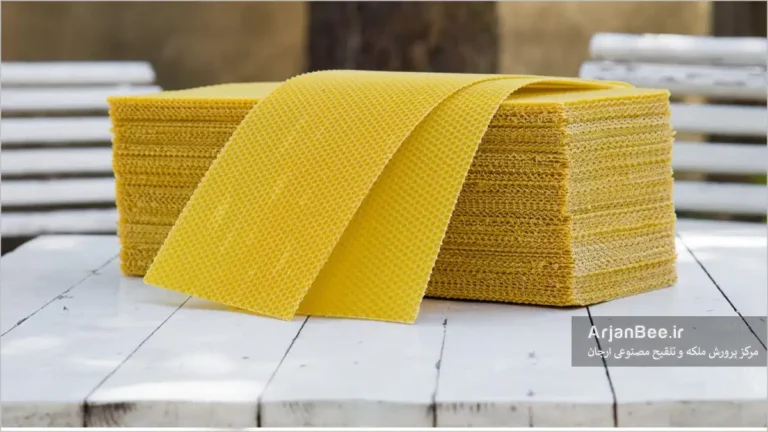 برگ موم برای قاب های کندو