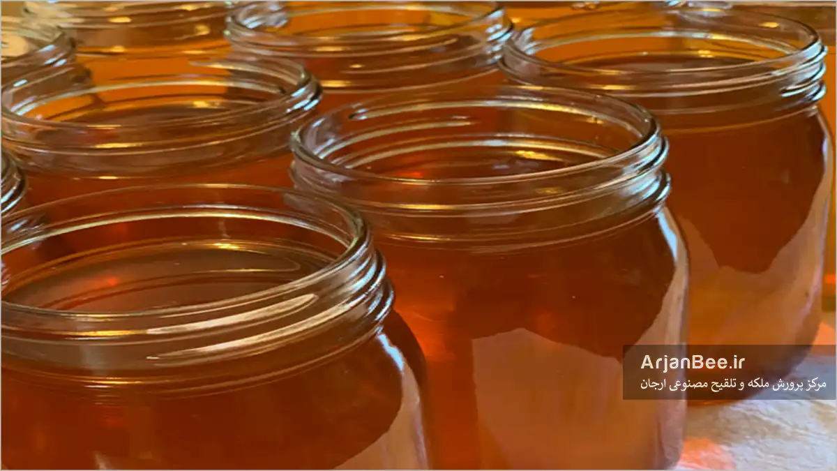 راهنمای بازاریابی و فروش عسل برای زنبورداران 2 شیشه های پر شده عسل