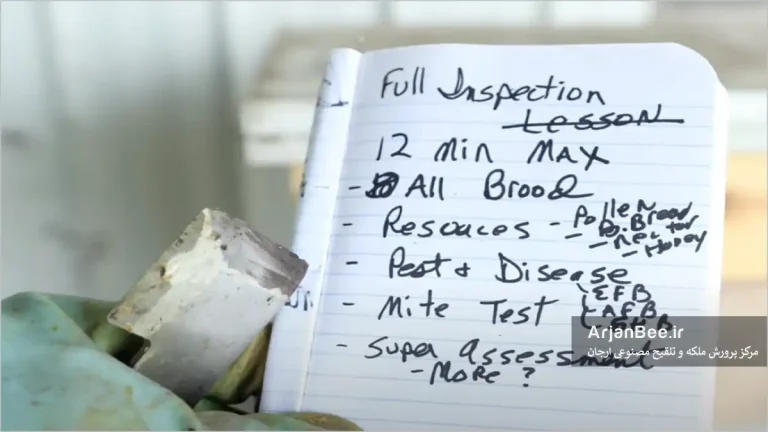 چک لیست بازرسی کندو